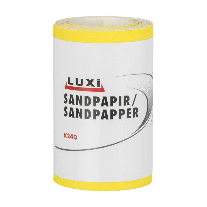 Sandpapir rulle korn 240 – 93 mm x 5 m